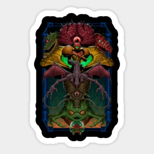 S Metroid poster Sticker